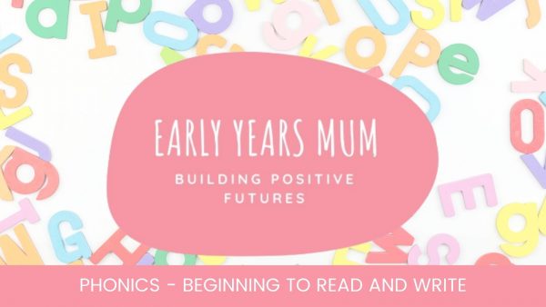 early years mum phonics graphic guide